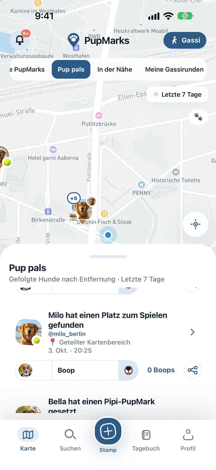 Geteilte Schnüffel- und Spiel-PupMarks von Pup pals in der Nähe des Cheesman Park in Denver